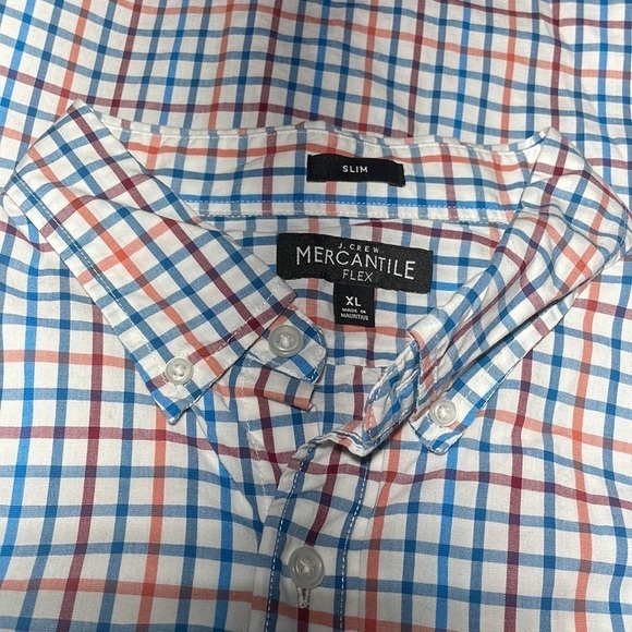 J.Crew Mercantile Flex Slimfit Size EX Long sleeve dress shirt EUC - Picture 5 of 7